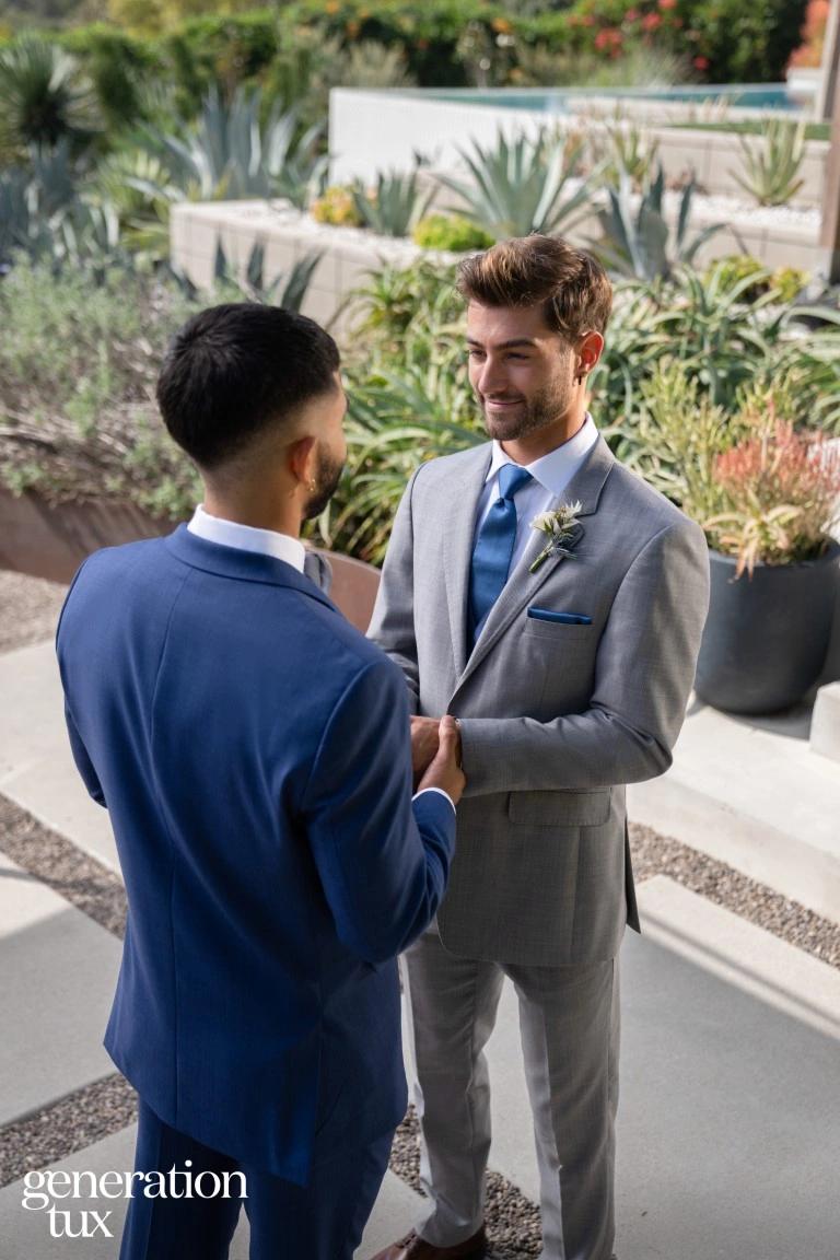 grooms in wedding day